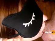 Slutty girl suck dick and got a portion of cum in mouth and plays with her 16/16