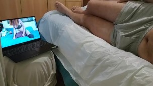 Cumming (Almost) Hands Free Watching A Masturbation Video from TeenyGinger