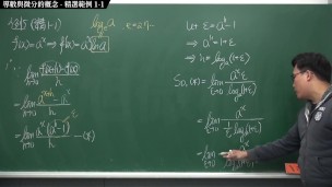 [黑人][教學][刺激][課堂][火爆]【張旭微積分】微分篇主題一：導數與微分的概念 | 精選範例 1-1 | 2020 版