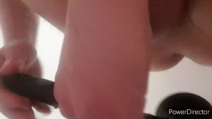 Amateur male anal masturbation by toys / prostate masage 
