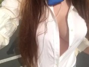 Nofaceotaku: First time showing boobs in public 11/16