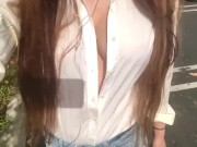 Nofaceotaku: First time showing boobs in public 13/16