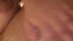 In the shower 