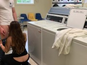 TEEN TAKES BIG COCK IN PUBLIC LAUNDROMAT 1/16