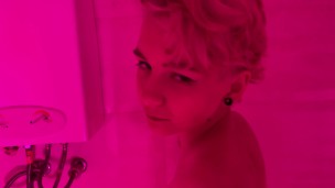 Erotic anal in the bathroom.
