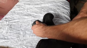 Cumming on her ankle boots