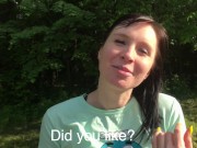 Сделала минет своему фанату. Минет на улице публично с Фаном! 4к 2/16