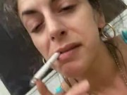 Cum Smoke with Mistress Trouble Stone