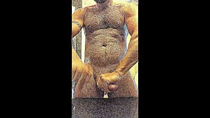 hung Daddy jerking cock