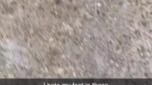 Ebony feet on Snap Chat