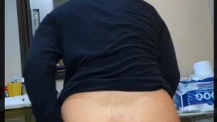 (Fan Club Preview) Bathroom Floor Dick and Ass Play
