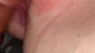 Masturbating to orgasm with a dick inside of my tight pink pussy, I squirted SO HARD, I WAS SO WET