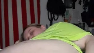 A bit of butt play, using my pussy juice as lube for butt,.