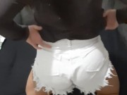 Namorada se exibindo de lingerie preta 5/16