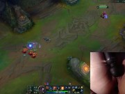 The vibrator causes my whole body to shake League of Legends #3 Luna 11/16