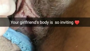 I'm going to take your girlfriend's virginity now! [Cuckold snapchat]