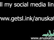 SQUIRTING, FISTING, ANAL Spiel in Latex - Tattoo girl Anuskatzz solo 16/16