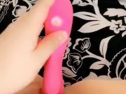 Playing with my vibrator 