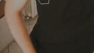 Italian cute boy show his big dick