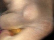 Horny College slut gets her pussy creamy before her first tender date 5/16