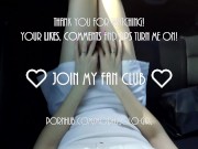 Uber driver felt my strong trembling clit orgasm, public play with pussy 15/16