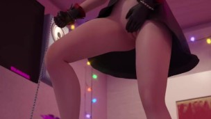 D.Va x Tracer x Mercy threesome Overwatch