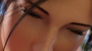 Lara Croft blowjob Tomb Raider