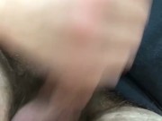 Cumming while jerking off 