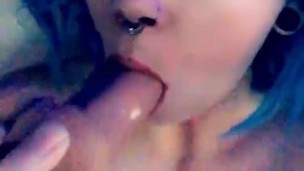 Eating my shower dick!