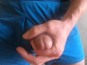 ガテン系が立って激しくオナニー 12/16