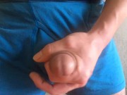 ガテン系が立って激しくオナニー 14/16