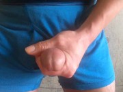 ガテン系が立って激しくオナニー 4/16