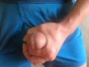 ガテン系が立って激しくオナニー 7/16