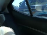 Tight wet pussy close up, public masturbation in a car in a parking lot 1/16