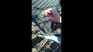 Twink found bottle with anon cum at public so he added his cum there too