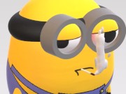 minion safado botando a verdinha na boca