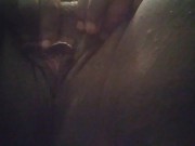 BBW wet pussy solo