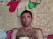 I have lunch at home for the weekend.