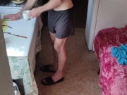 I have lunch at home for the weekend. 3/16