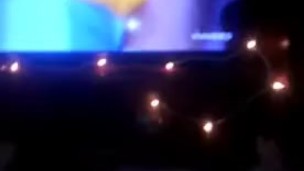 Hubby jerks to wife's porn together