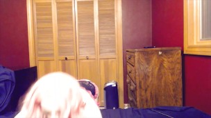 Sissy sucking your dick POV