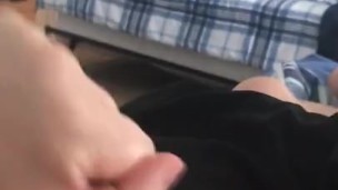 Nash Freer whacks his Dick around 