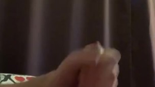 New cock ring & lube; attempted second cumshot!
