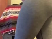 Trying out grey leggings