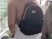 Stranger controls my vibrator till I squirt on the bus+then steals my thong 2/16