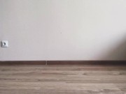 slim girl applying highlighter on her legs (once at self isolation time)