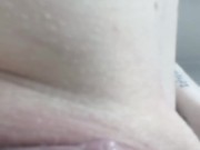girl plays with toys in her wet pussy 