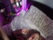 Shy white girl throat n pussy fucked and facial cum eating 3/16