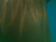 Underwater PUSSY PLAY at Public Beach # FUN from Risky Public Exhibitionism 10/16