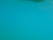 Underwater PUSSY PLAY at Public Beach # FUN from Risky Public Exhibitionism 6/16
